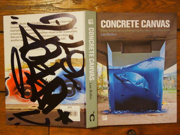 My copy of Lee Bofkin's Concere Canvas, signed by Jay Edlin as Terror 161